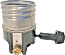 Leviton 3 Way Turn Knob Lamp Replacement Interior Socket *Free Shipping*