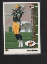 JAVON WALKER 2002 UPPER DECK UD AUTHENTICS ROOKIE CARD #112  /1000