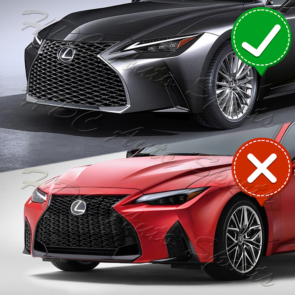 For 2021-2025 Lexus IS300 IS350 Base V-Style Matt Black Front