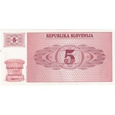 Slowenien, 5 (Tolarjev), KM:3a, VZ
