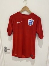 Camicia da trasferta Coppa del Mondo Inghilterra 2014-15 (Nike) nuova - Uomo taglia piccola