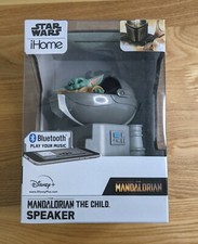Disney Star Wars Mandalorian The Child Bluetooth Speaker by iHome New Sealed
