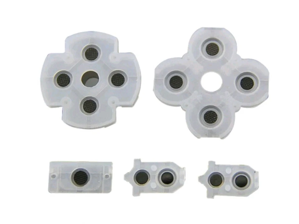 SET GOMMINI TASTI INTERNI IN GOMMA CONTROLLER PS4 PLAYSTATION 4 DUALSHOCK REV.2 - Immagine 2 di 2