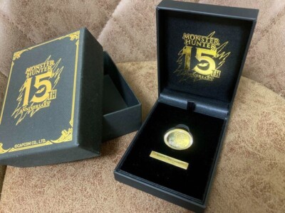 Monster Hunter 1 Zenny Medal Novelty 15th Anniversary