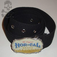 Nor Cal - Web Belt - Black / Nor Cal - Nhs Skateboard Dist' Co' Nor Cal - Web Belt - Black / Nor Cal - Nhs Skateboard Dist' Co'