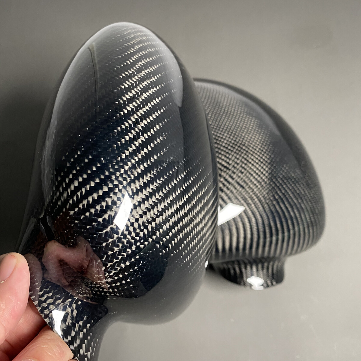 For BMW E46 M3 1998-2006 Real Carbon Fiber Rearview Mirror Cover