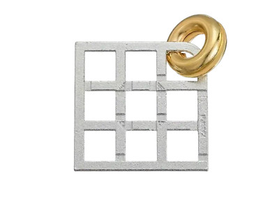 Metal Grid Lock Magic Brainteaser Puzzle