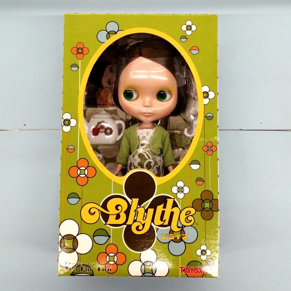 Neo Blythe Tea For Two Encore Doll Takara Tomy Green Antique Style