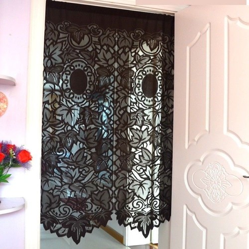 French Country Lace Cutwork Door Window Curtain Panel Kitchen Room Divider White - Picture 18 of 18