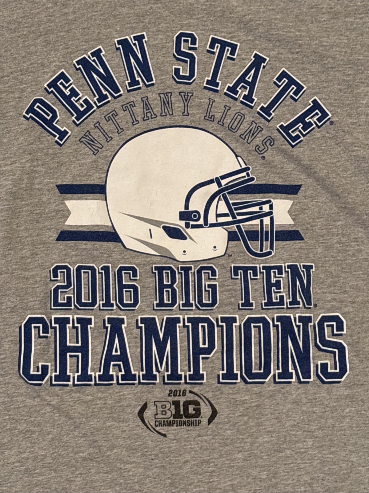 Penn State Nittany Lions 2016 Football T Shirt XL Big Ten Conference