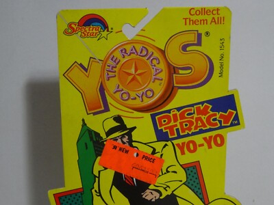 Vintage 1989 Dick Tracy Radical Yo Yo by Spectra Star Walt Disney