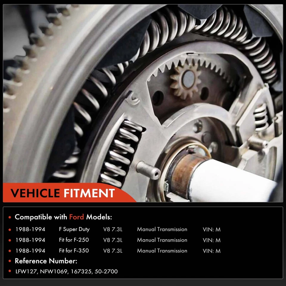 Nuevo volante embrague para Ford F Super Duty F-250/F-350 1988-1994 9 agujeros 155 dientes Foto 2 de 4