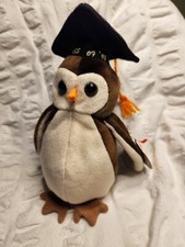 Ty Beanie Babies - WISE The 1998 Graduation Owl - Retired