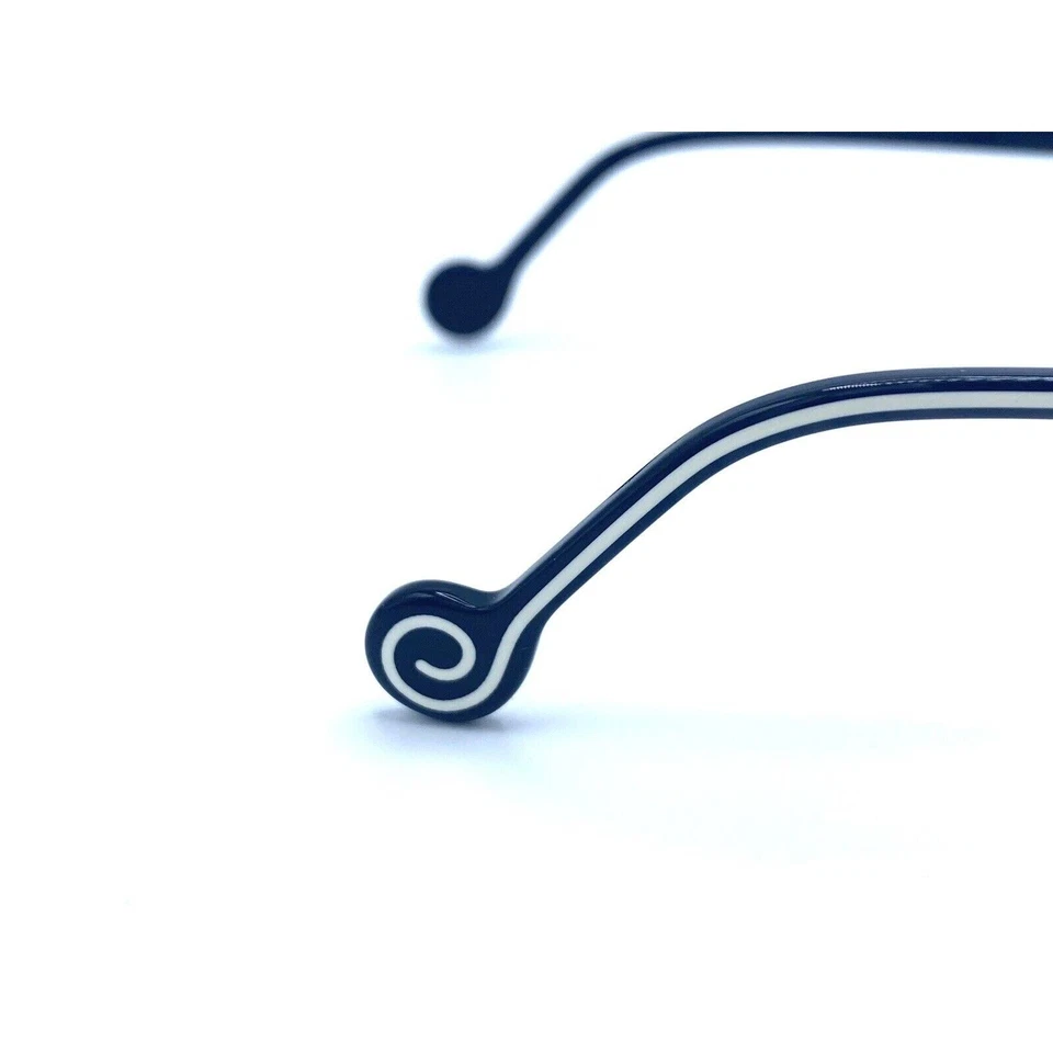 NUEVO BOZ-J.F. Monturas de gafas auténticas REY Sophie blancas y negras 51,5-18-142 Foto 4 de 4