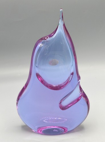 Bohemian Art Glass Orchid Vase Czech Zelezny Brod Sklo Purple ZBS 10" - 第 2/9 張圖片