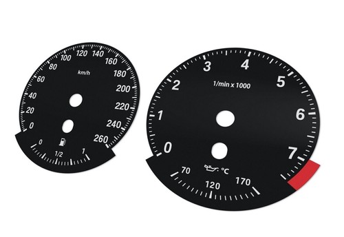 BMW X6 E71 - Speedometer dials from MPH to km/h Gauges - Picture 6 of 6