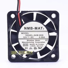 NMB 1604KL-04W-B30 4010 DC12V 0.09A 4CM 2-Wire Silent Cooling Fan