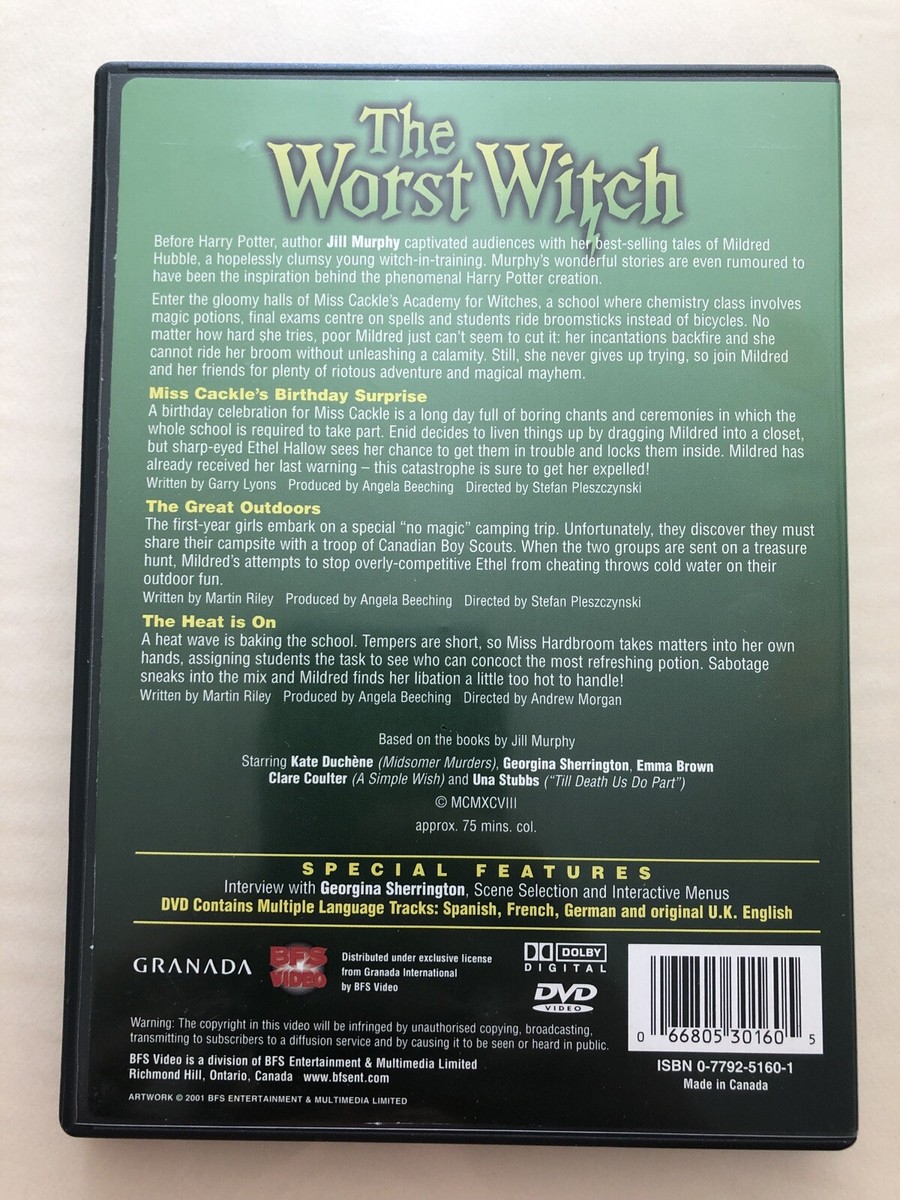 THE WORST WITCH COLLECTION SET 2 DVD SET MILDRED HUBBLE