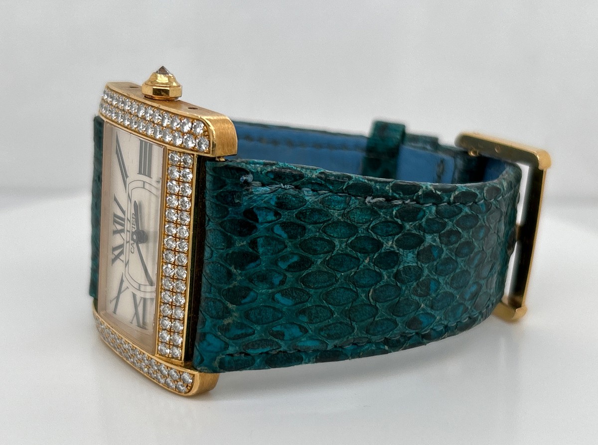 ね*こ様 Van Cleef & Arpels & Cartier ほか　箱、紙 Cartier 2602 Tank Divan Diamond 18k White Gold Quartz 38mm Watch