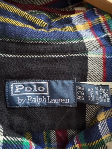 Polo Ralph Lauren Men’s 3X-BIG Big & Tall Plaid Flannel Workshirt NEW - Picture 12 of 12