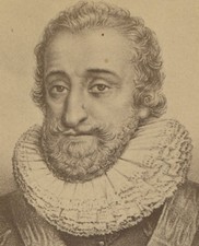 HENRY IV, KING OF ENGLAND. CABINET CARD PHOTO OF ARTWORK. 