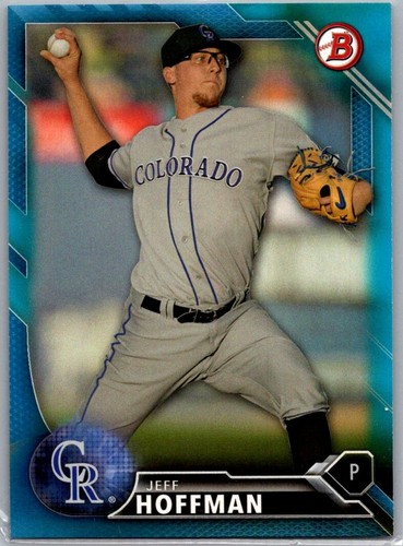 2016 Bowman Prospects Blue /150 Jeff Hoffman #BP121 Colorado Rockies - Picture 1 of 2