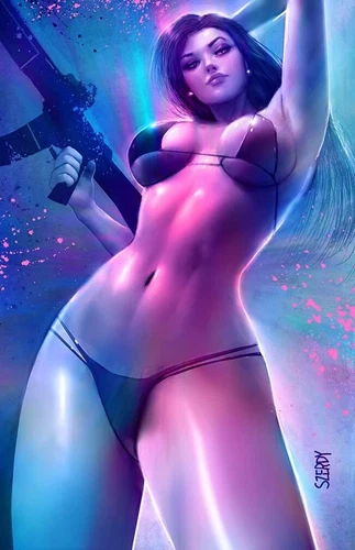 GUN HONEY: BLOOD FOR BLOOD #4 (NATHAN SZERDY EXCLUSIVE VIRGIN VARIANT B) ~ Titan