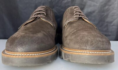 Bruno Magli Groover BM1GROP1P Brown Suede Derby Plain Toe  display picture 3