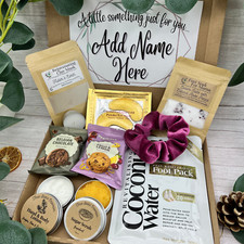 HUG IN A BOX, Pamper Gift Box For Women, Letterbox, Self Care, Spa Birthday gift