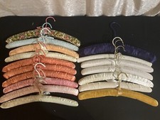 Lot Of 17 Padded Vintage Hangers