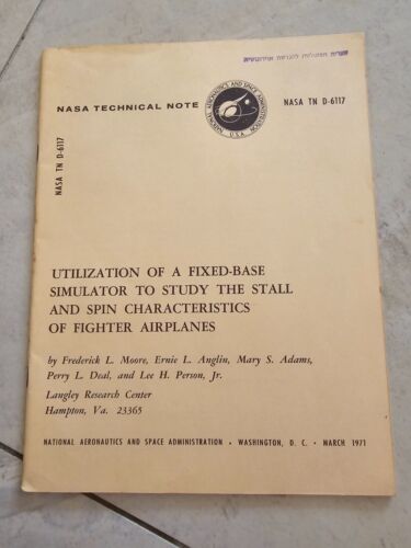 Genuine NASA Apollo Program Era Technical Report - Fighter Airplanes - Picture 2 of 6