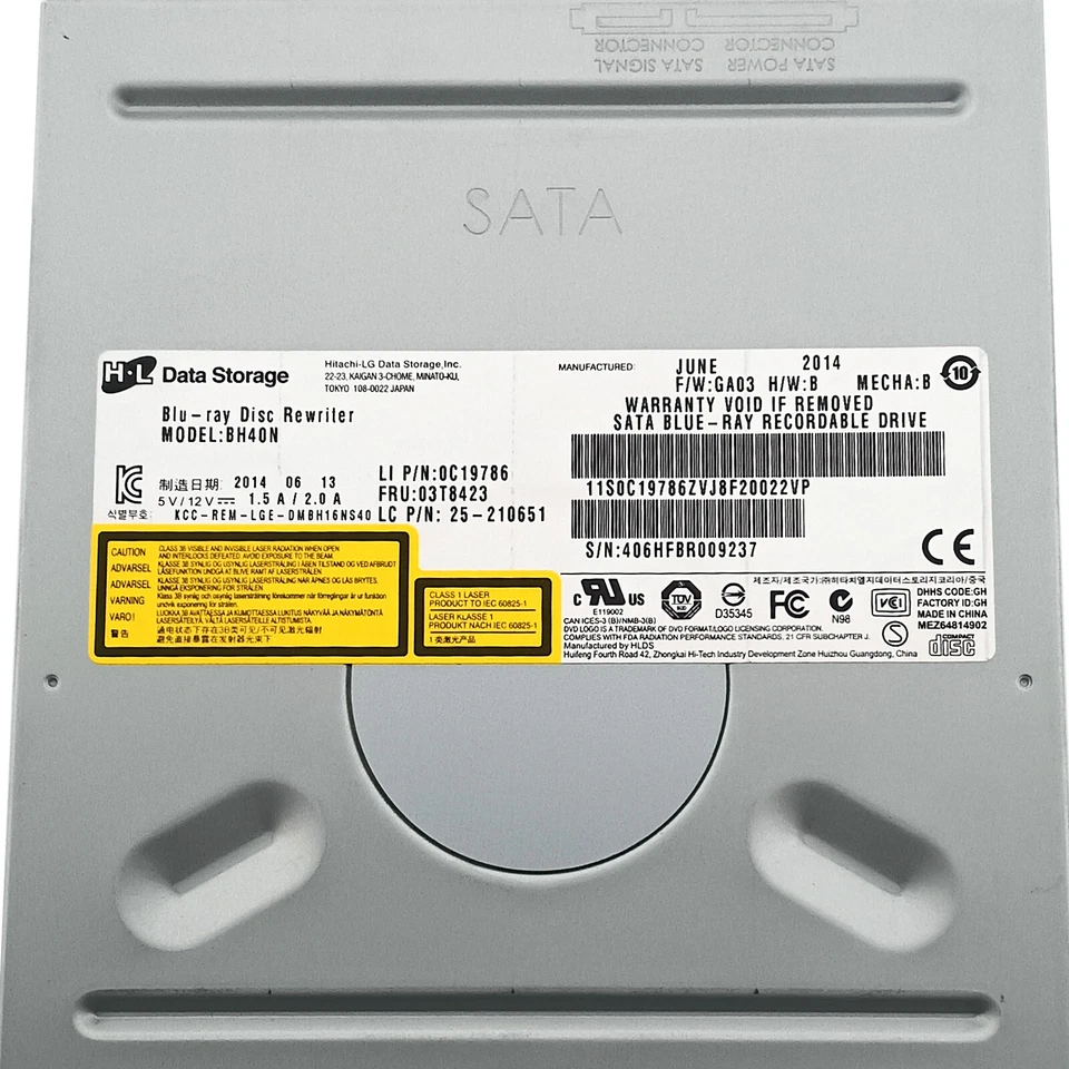 Grabadora de disco interna Bluray 16X ATX PC SATA BD DVD CD RW M unidad lector Foto 3 de 4