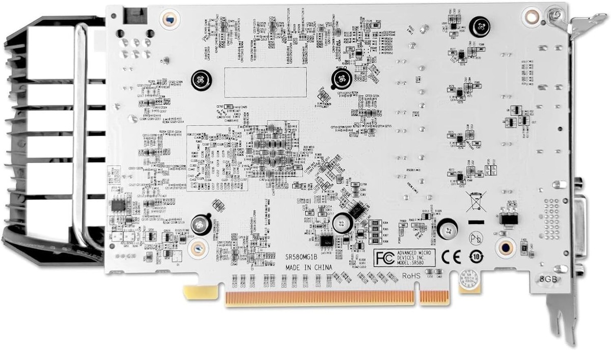 RX 580 8GB 2048SP GDDR5 Graphics Card 6-Pin Connector 256 Bit HDMI