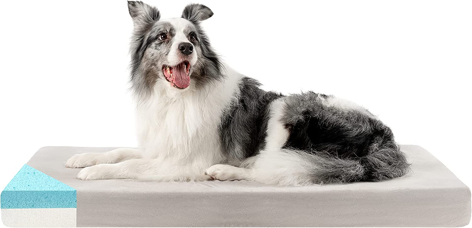 Materasso Cane Ortopedico ZENAPOKI XL - Supporto Memory Foam e Gel