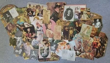 55 pcs Junk Journal, Scrapbook Collage Ephemera Embellishment Vintage People Kit