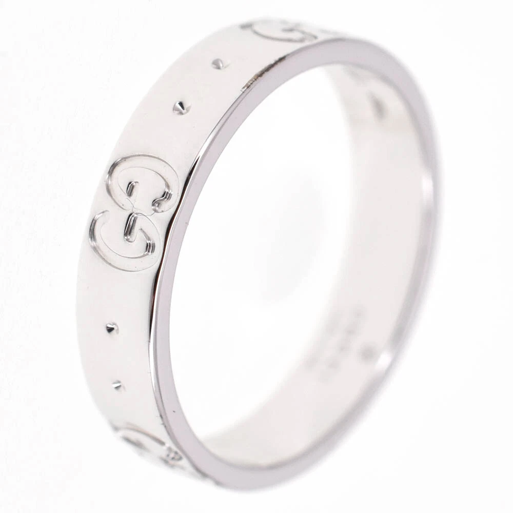 Bague GUCCI Icon taille 49/JP9 K18WG bijoux femme S#138183