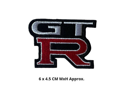 GTR SPORTS RACING CAR Embroidered Iron On/Sew On Patch/Badge Jeans Jackets N-404