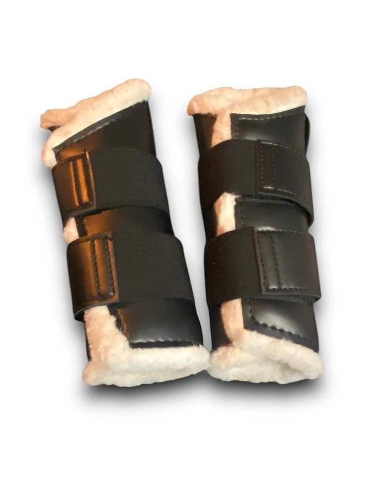 Botas Dover Saddlery Premium Sport Dressage forradas de lã cavalo tamanho grande conjunto de 2 - Imagem 4 de 4