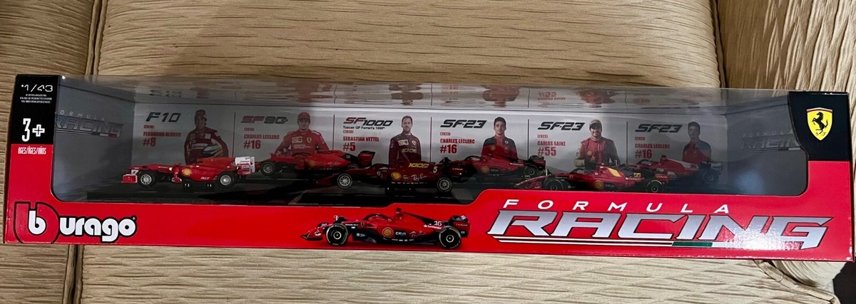 Bburago Red Bull Formula 1 Racing F1 1/43 6-Car Set Bburago Red Bull Formula 1 Racing F1 1/43 6-Car Set