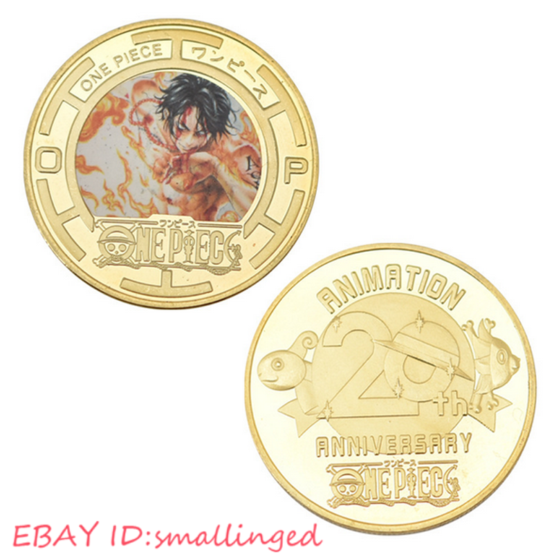One Piece Monkey D Luffy ACE Female Emperor Commemorative Coin