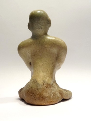 RARE STATUETTE SUKHOTHAI GLACUREE - SIAM 13° S AYUTTHAYA - MATERNITY FIGURE - Picture 7 of 9