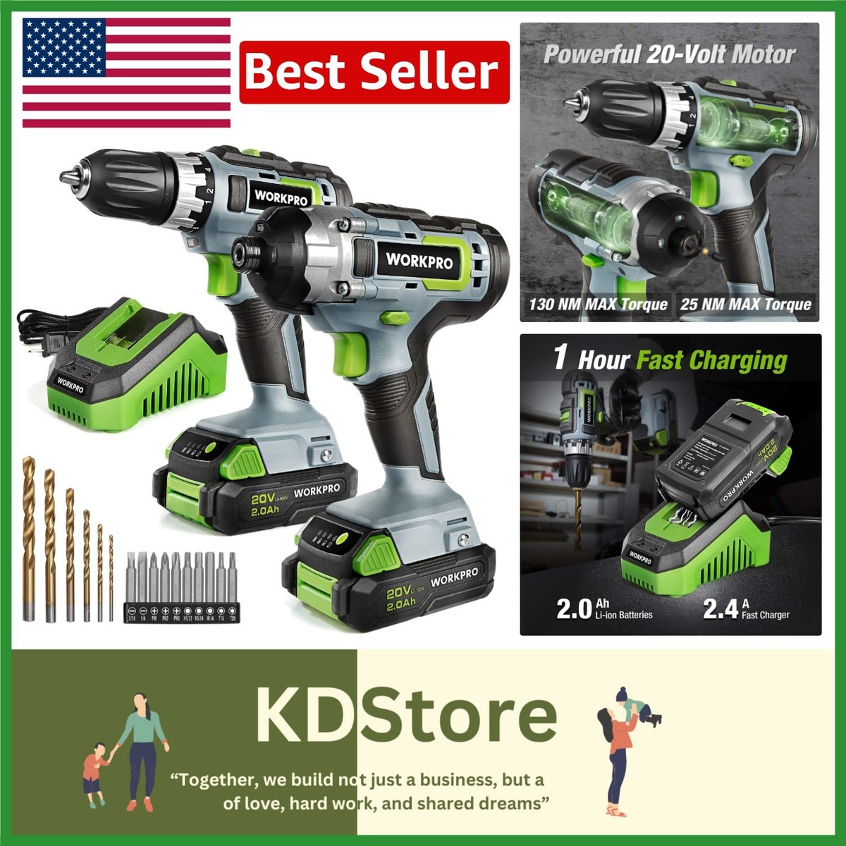 electric drill best 20v impact driver