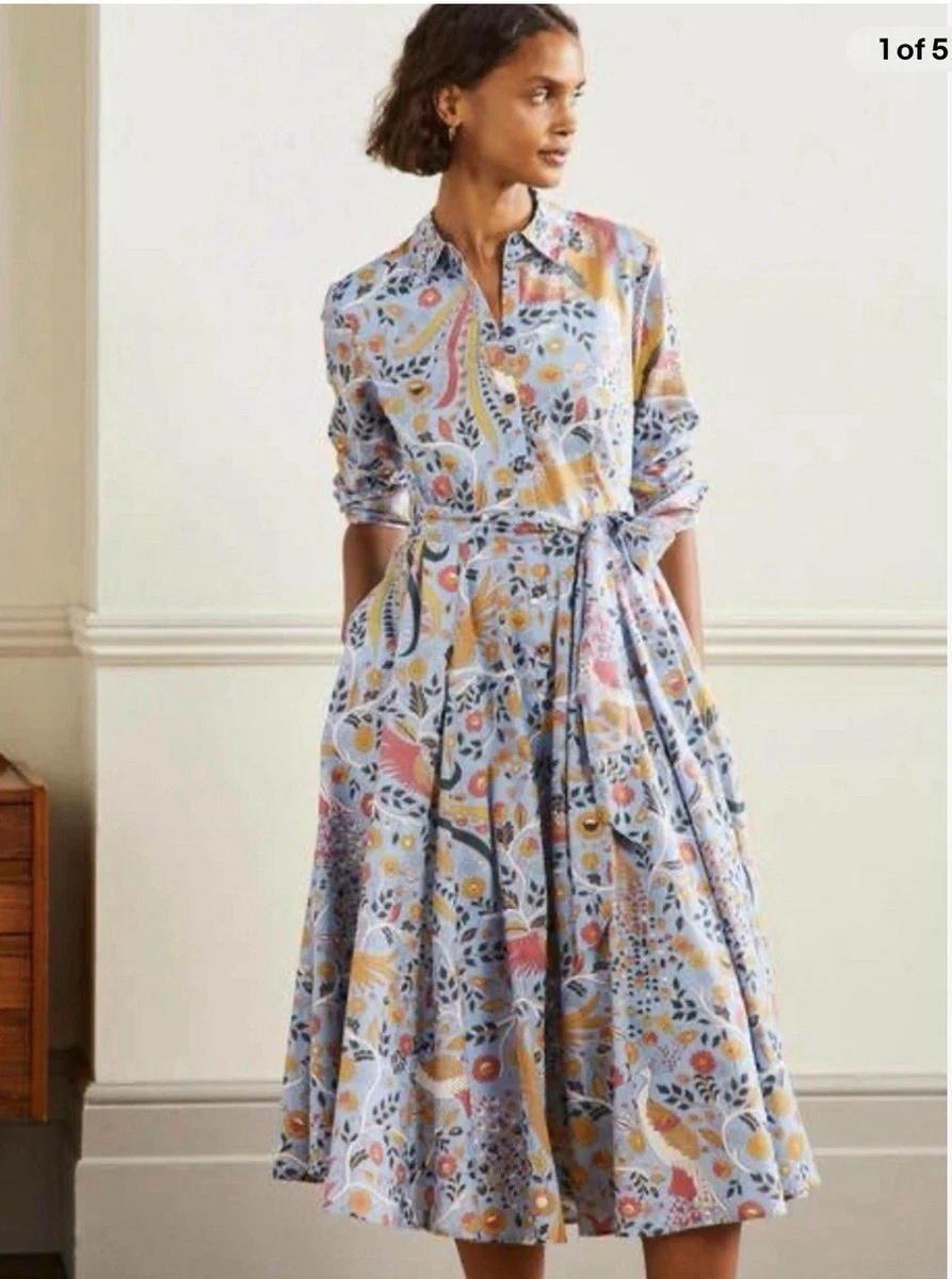 sachin and babi light blue dress Women's Plus Size Cotton Printed Midi Dress V Neck with Extra Plus Size  (4XL, 5XL , 6XL, 7XL) | Mid Length | 3/4 Sleeves main image 1