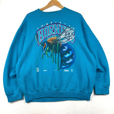 Vintage 1992 Charlotte Hornets NBA Salem Sportswear XL Sweatshirt Crew 90s RARE