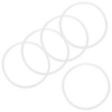 5-Pack Silicone O-Rings Gasket, 8" Seal Gaskets Flange Clamp O-Ring