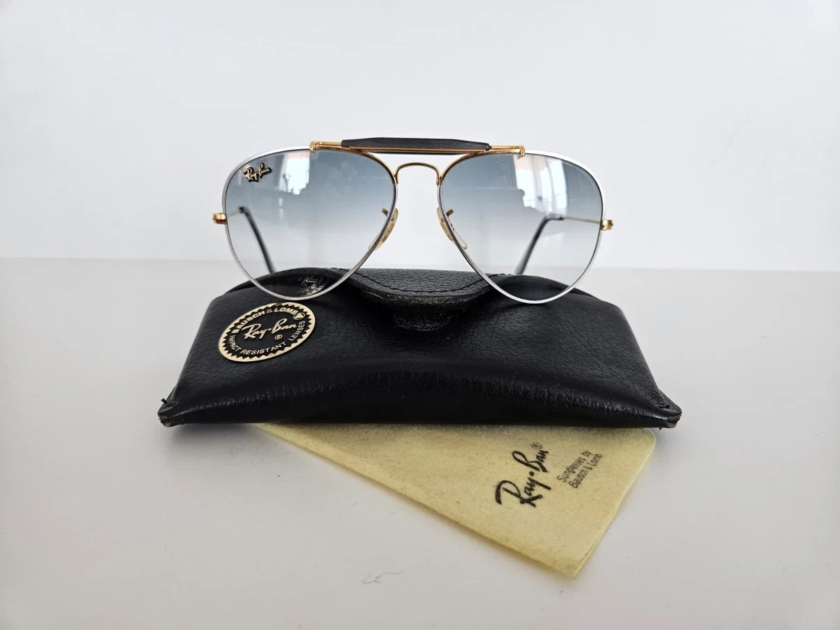 Preços baixos em Piloto Ray-Ban Ouro óculos de sol vintage
