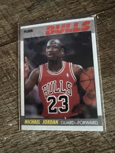 Michael Jordan 1987 Fleer #59 Chicago Bulls