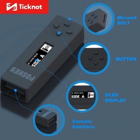 FDSKey Drive Emulator For Nintendo Famicom Disk System SD Card OLED Screen