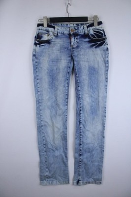 DSQUARED2 Blue Denim Distressed Slim Straight Jeans Size 29