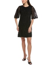 Carolina Herrera Flutter Sleeve Shift Dress Women's  2